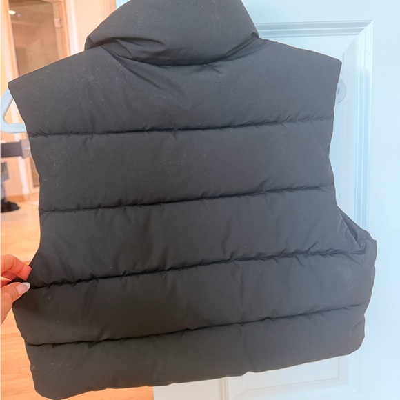 Garage Black Quilted Vest cropped - Picture 3 of 4